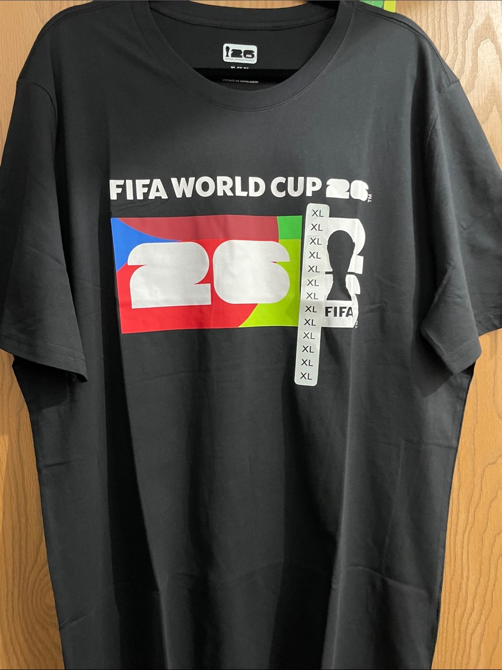 FIFA World Cup 26 Black Graphic T-Shirt Sz XL NWT